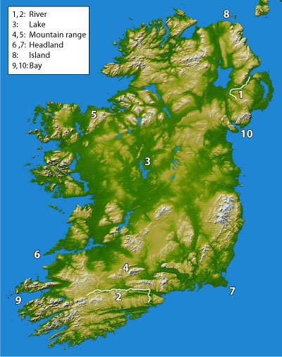 Irish Geography Questions And Answers Quiz